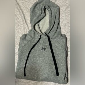 Under Armour Light Gray Fleece Hoodie